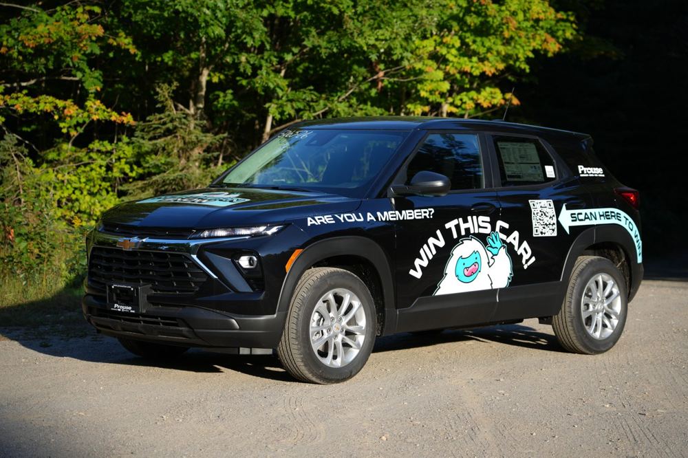 Black 2026 Chevy Trailblazer with Northern Snow wrap